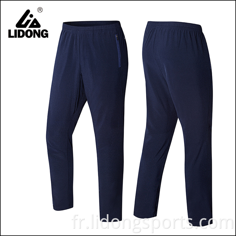 Pantalon zip pantalon pantalon élastique conceptions pour hommes pantalon de travail de travail pantalon de cyclisme en tissu